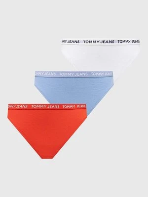 Tommy Jeans stringi 3-pack kolor biały UW0UW05008