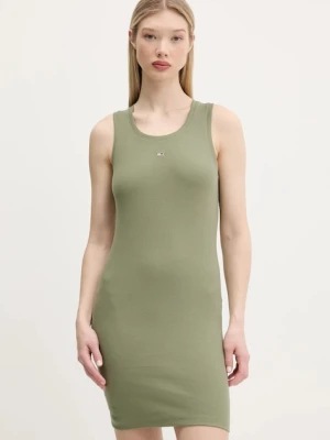 Tommy Jeans sukienka bodycon bawełniana z elastanem
