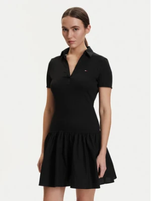 Tommy Jeans Sukienka codzienna DW0DW22331 Czarny Slim Fit