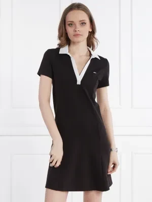 Tommy Jeans Sukienka CONTRAST VPOLO