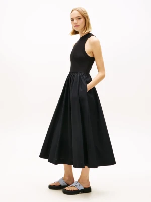 Tommy Jeans Sukienka damska Kobiety Bawełna czerwony,