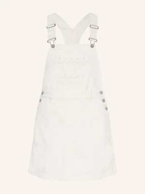 Tommy Jeans Sukienka Dżinsowa Z Szelkami weiss