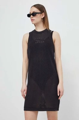Tommy Jeans sukienka kolor czarny mini prosta DW0DW17930