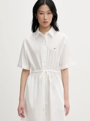 Tommy Jeans sukienka koszulowa bawełniana