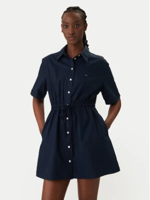Tommy Jeans Sukienka koszulowa DW0DW20617 Granatowy Regular Fit