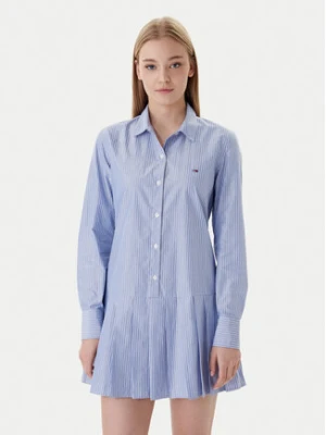 Tommy Jeans Sukienka koszulowa Party DW0DW22635 Niebieski Regular Fit