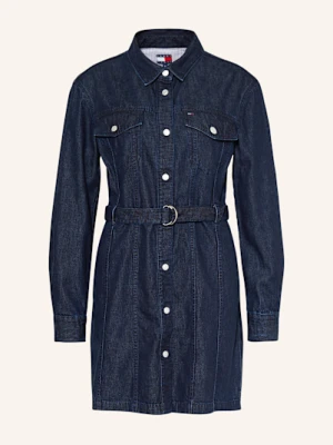 Tommy Jeans Sukienka Koszulowa Z Jeansu blau