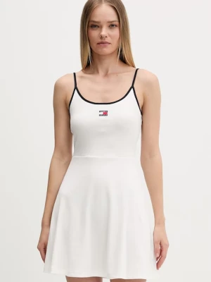 Tommy Jeans sukienka letnia bawełniana z elastanem