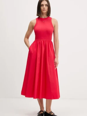 Tommy Jeans sukienka letnia bawełniana z elastanem