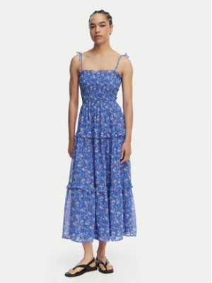 Tommy Jeans Sukienka letnia DW0DW20339 Niebieski Regular Fit