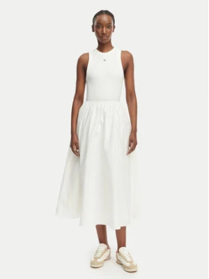 Tommy Jeans Sukienka letnia DW0DW22593 Kremowy Regular Fit