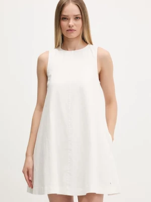 Tommy Jeans sukienka letnia z lnem