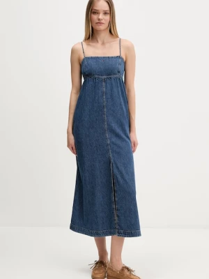 Tommy Jeans sukienka rozkloszowana jeansowa