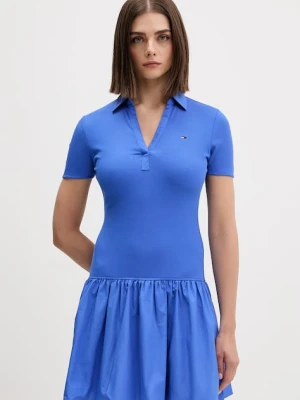Tommy Jeans sukienka z bawełną