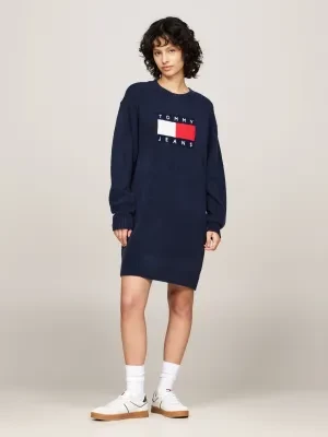 Tommy Jeans Sukienka | z dodatkiem wełny