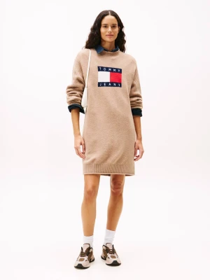 Tommy Jeans Sukienka | z dodatkiem wełny