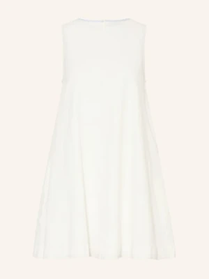 Tommy Jeans Sukienka Z Lnu weiss