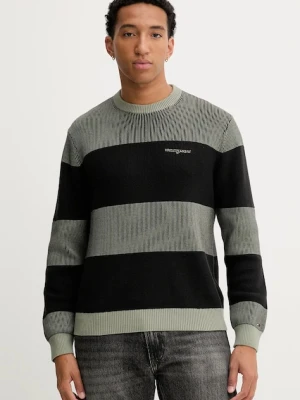 Tommy Jeans sweter bawełniany zielony