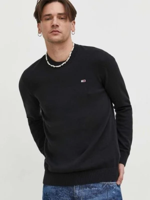 Tommy Jeans sweter bawełniany kolor czarny DM0DM18895