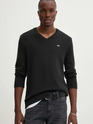 Tommy Jeans sweter bawełniany kolor czarny DM0DM19429