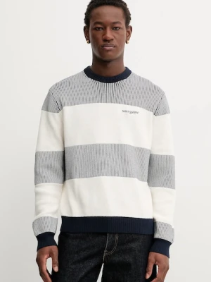 Tommy Jeans sweter bawełniany męski kolor granatowy DM0DM22110