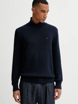 Tommy Jeans sweter bawełniany męski kolor granatowy lekki DM0DM22096