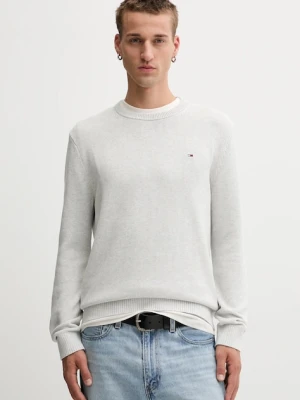 Tommy Jeans sweter bawełniany męski kolor szary lekki DM0DM21787