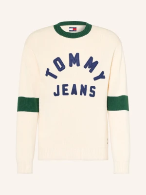 Tommy Jeans Sweter beige niebieski