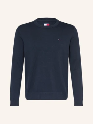 Tommy Jeans Sweter blau GRANATOWY