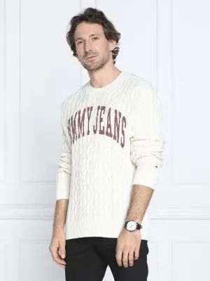 Tommy Jeans Sweter COLLEGIATE | Relaxed fit