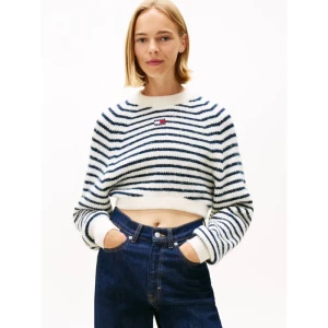 Tommy Jeans Sweter | Cropped Fit | z dodatkiem wełny