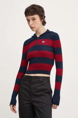 Tommy Jeans sweter damski kolor granatowy DW0DW18679