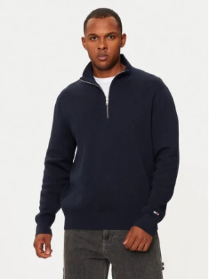 Tommy Jeans Sweter DM0DM20596 Granatowy Regular Fit