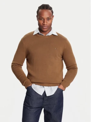 Tommy Jeans Sweter DM0DM21787 Brązowy Regular Fit