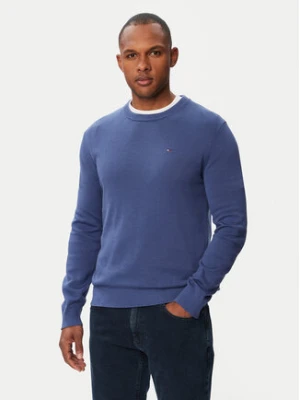 Tommy Jeans Sweter Essential DM0DM22853 Niebieski Slim Fit