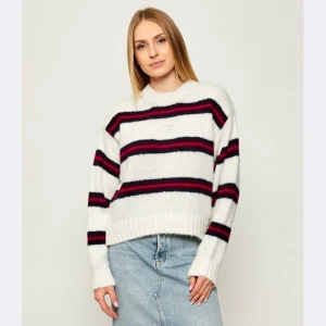 Tommy Jeans Sweter | Loose fit | z dodatkiem wełny