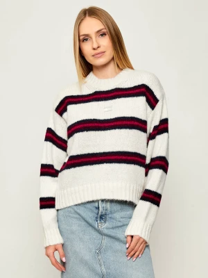 Tommy Jeans Sweter | Loose fit | z dodatkiem wełny