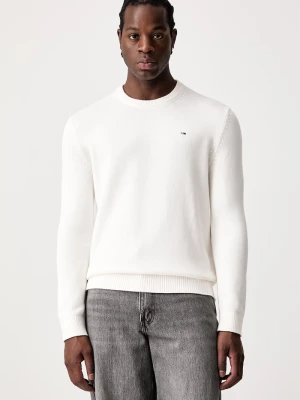 Tommy Jeans sweter męski bawełniany beżowy