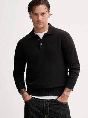 Tommy Jeans sweter męski bawełniany czarny