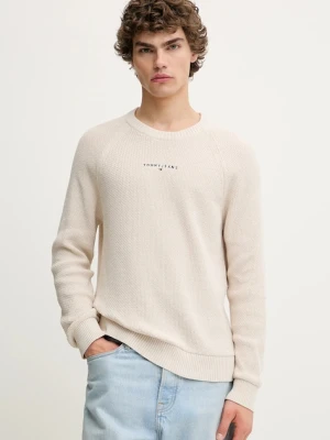 Tommy Jeans sweter męski kolor beżowy DM0DM21655