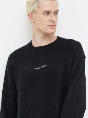 Tommy Jeans sweter męski kolor czarny DM0DM18360