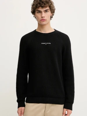 Tommy Jeans sweter męski kolor czarny DM0DM21655