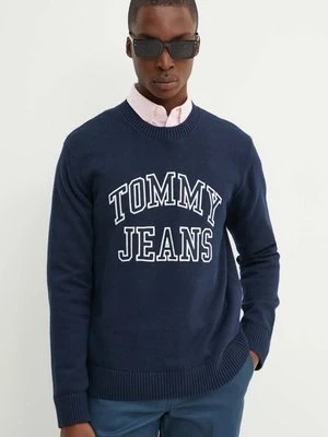 Tommy Jeans sweter męski kolor granatowy DM0DM19178