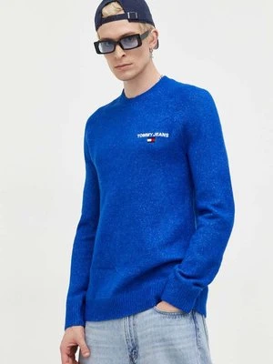 Zdjęcie produktu Tommy Jeans sweter męski kolor niebieski