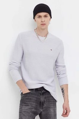Tommy Jeans sweter męski kolor szary