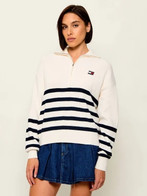 Tommy Jeans Sweter | Oversize fit ecru