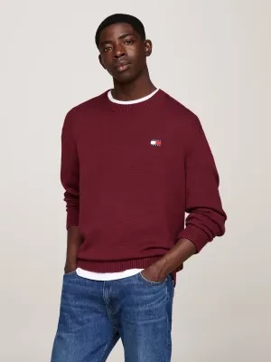 Tommy Jeans Sweter | Regular Fit | z dodatkiem wełny