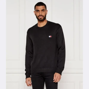 Tommy Jeans Sweter | Regular Fit | z dodatkiem wełny