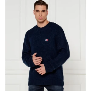Tommy Jeans Sweter | Regular Fit | z dodatkiem wełny
