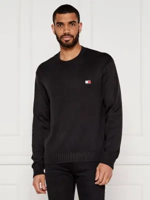 Tommy Jeans Sweter | Regular Fit | z dodatkiem wełny